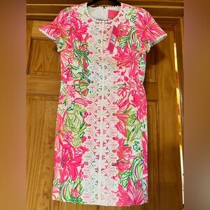 Lilly Pulitzer Maisie Stretch Shift Resort White Koala Me Maybe dress